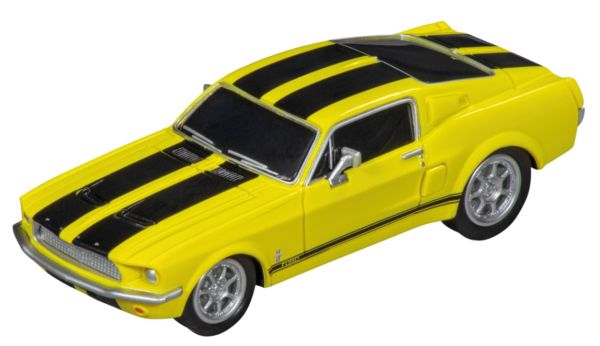 CARRERA15817085-D - FORD Mustang 1967 gialla e nera a frizione - 1