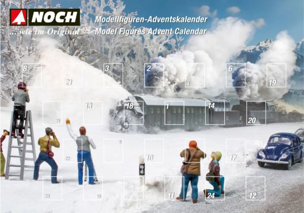 NOC15998 - Calendario dell'Avvento con statuine - 1