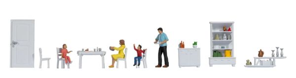 NOC16284 - Set di statuette a tema - Sala da pranzo - 1