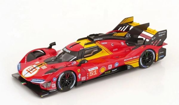 BUR16305-51 - FERRARI 499P turbo V6 #51 Team Ferrari 24 Ore di Le Mans 2024 A.PIER GUIDI / J.CALADO / A.GIOVINAZZI - 1
