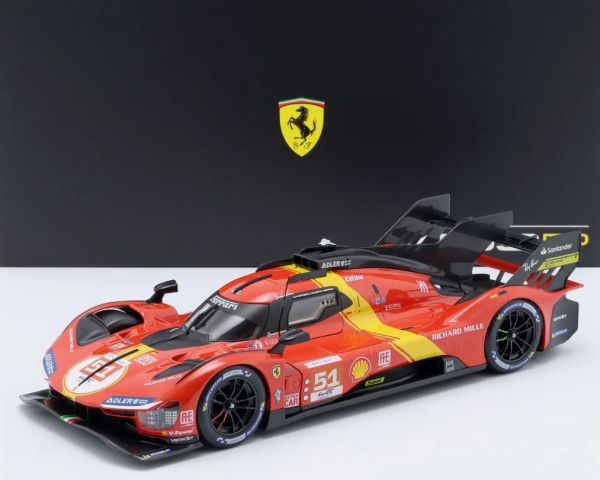 BUR16311-51 - FERRARI 499P turbo V6 #51 Team Ferrari 24 Ore di Le Mans 2023 A.PIER GUIDI / J.CALADO / A.GIOVINAZZI - 1