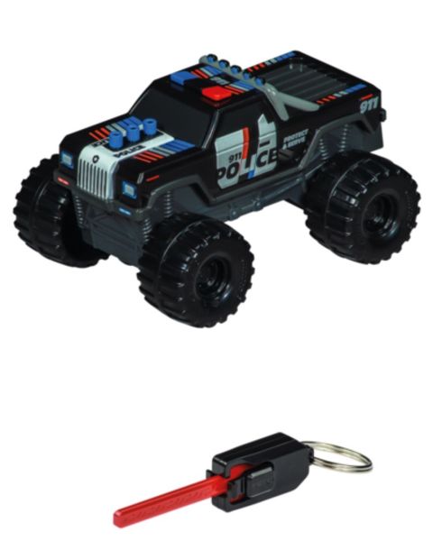 CARRERA16513001-A - Monster Truck Police Key Racer - 1