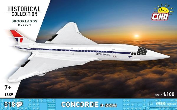 COB1689 - CONCORDE G-BBDG - 518 pezzi - 1