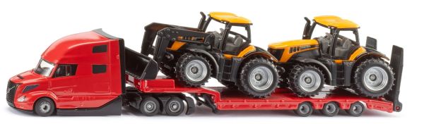 SIK1785 - Autocarro VOLVO 6x4 con pianale di trasporto e 2 mezzi JCB - 1