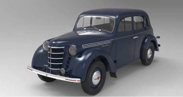 KKS180256 - MOSKWITSCH 400-420 1954 Blu notte - 1