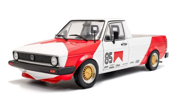 SOL1803512 - VOLKSWAGEN Caddy MK.1 M Racing 1982 Bianco e rosso - 1