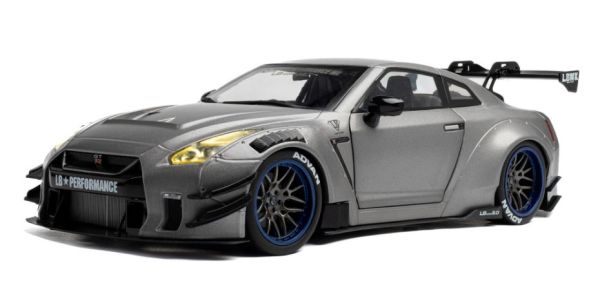 SOL1805815 - NISSAN GT-R con kit carrozzeria Liberty Walk 2.0 2023 Argento - 1