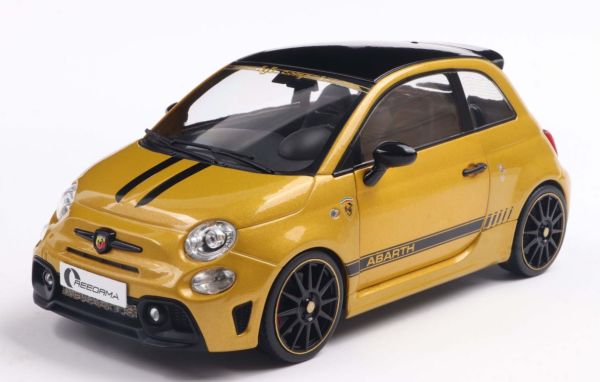 SOL1811306 - FIAT F595 Abarth 2024 giallo - SOLIDO WORKS - 1