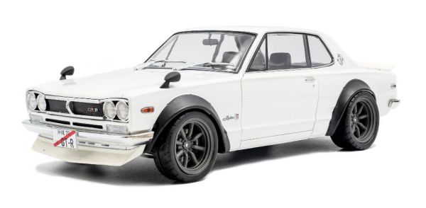 SOL1813001 - NISSAN Skyline - Hakousuka Solido Works 1970 Bianco Perla - 1
