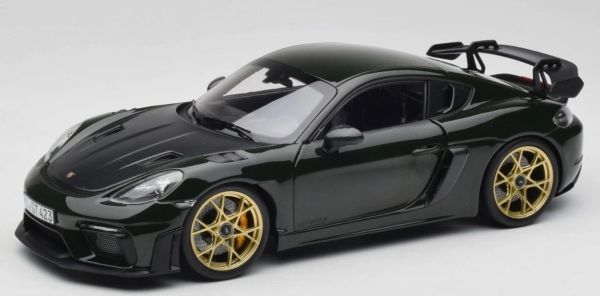 NOREV187250 - PORSCHE Cayman GT4 RS Pack Weissach 2023 Verde brewster - 1