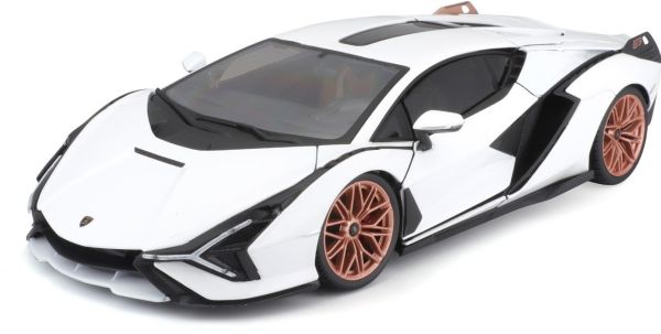 BUR11046W - LAMBORGHINI Sian Hybrid Bianca e Nera - 1