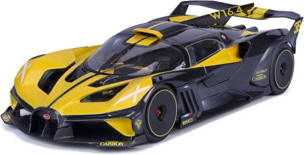 BUR11047Y - BUGATTI Bolide Nera e Gialla - 1