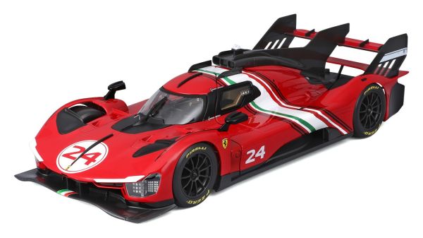 BUR16302 - FERRARI Racing 499P Modificata #24 Rossa - 1