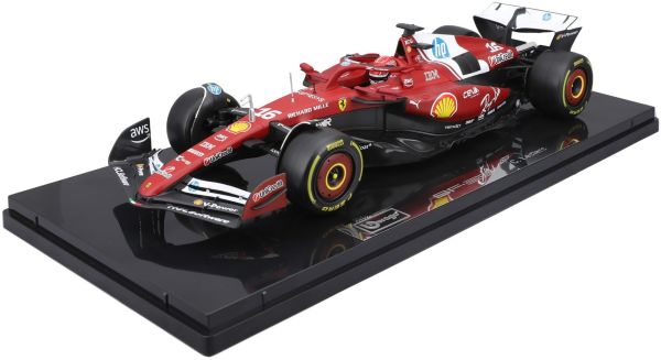 BUR16822L - Box in cristallo - FERRARI SF-25 #16 GP d'Australia C. LECLERC - Edizione Deluxe - 1