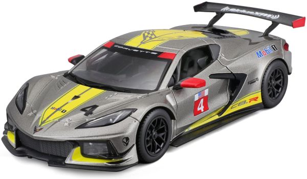 BUR28024 - CHEVROLET Corvette C8R #4 2020 – Grigio e giallo - 1