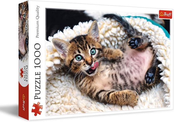 TRF10448 - Puzzle da 1000 pezzi di Happy Kitten - 1
