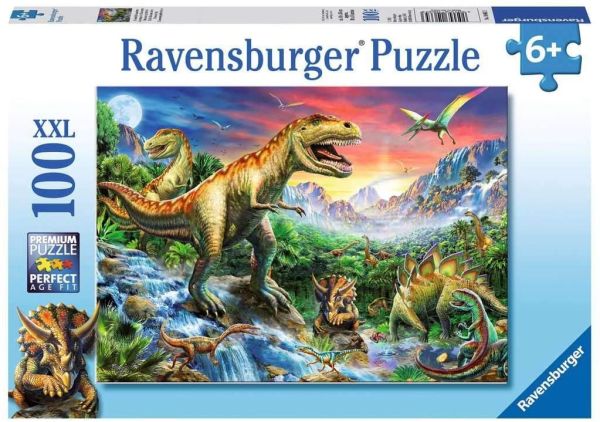 RAV106653 - Puzzle 100 pezzi Al tempo dei dinosauri - 1