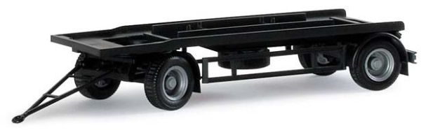 HER076289 - Rimorchio portacontainer nero - 1