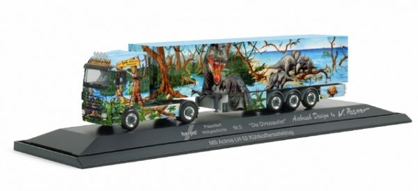 HER120807 - MERCEDES Actros LH MP2 4x2 con rimorchio frigorifero 3 Assi SCHUMACHER - 1