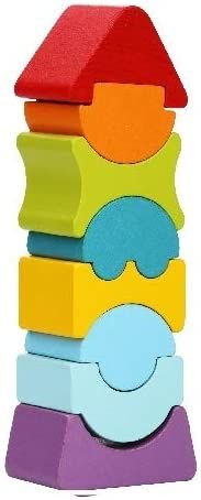ASM12718 - CUBIKA - 8 pezzi di legno giocattolo Chamboul'tour - 1