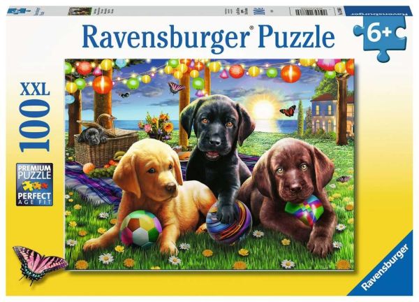 RAV128860 - Puzzle da 100 pezzi per cani da picnic - 1