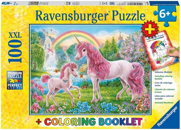 RAV136988 - Puzzle da 100 pezzi con unicorno magico - 1