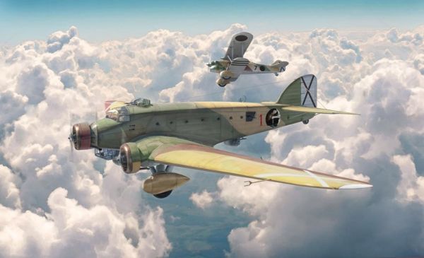 ITA1388 - SM.81 Pipistrello pialla da montare e verniciare - 1