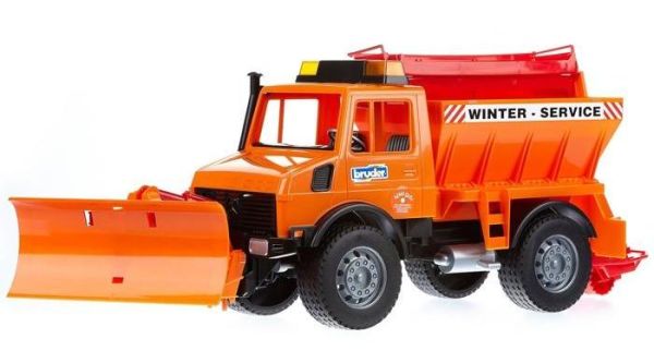 BRU2572 - Spazzaneve UNIMOG Con lama e spargisale Scala: 1/16 - 1