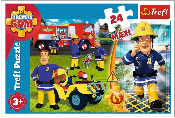TRF14290 - Maxi Puzzle 24 Pezzi SAM IL VIGILI DEL FUOCO - 1