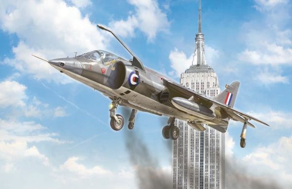 ITA1435 - Harrier Gr.1 Grande caccia transatlantico da assemblare e dipingere - 1