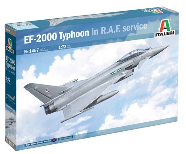 ITA1457 - Aereo da caccia Eurofighter Typhoon EF-2000 da assemblare e verniciare - 1