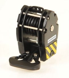 YCC211-1 - Gancio 143 Tonnellate 7 Pulegge Nero. LIEBHERR giallo - 1