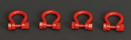 YCC637-1 - Set di 4 grilli 300 Tons Rosso - 1