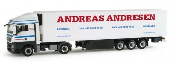 HER155410 - MAN TGX XLX 4x2 con rimorchio frigorifero 3 assi A. ANDRESEN - 1