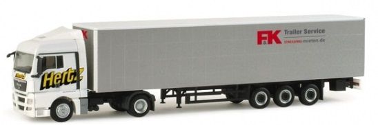 HER155489 - MAN TGX XLX 4x2 con rimorchio 3 Assi HERTZ/F&K - 1