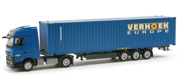 HER156325 - MERCEDES Actros LH08 con portacontainer e container VERHOEK - 1