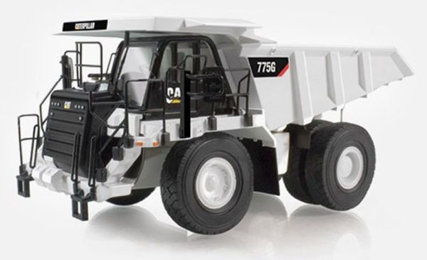TON30002/02 - Dumper CATERPILLAR 775G bianco - 1