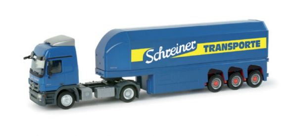 HER157179 - MERCEDES Actros L08 con rimorchio SCHREINER a 3 assi - 1