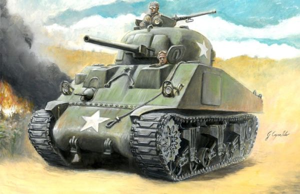 ITA15751 - Serbatoio M4 Sherman da 75mm da montare e verniciare - 1