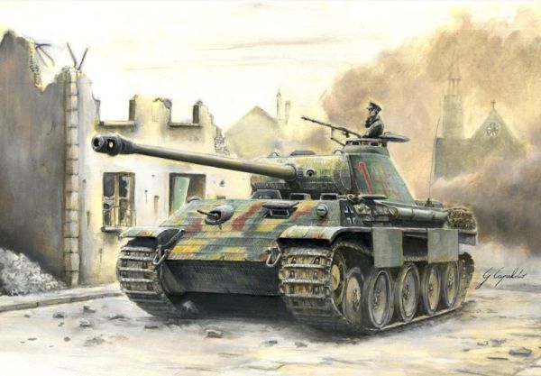 ITA15752 - Tank Sd.Kfz.171 Panther Ausf.A da montare e verniciare - 1