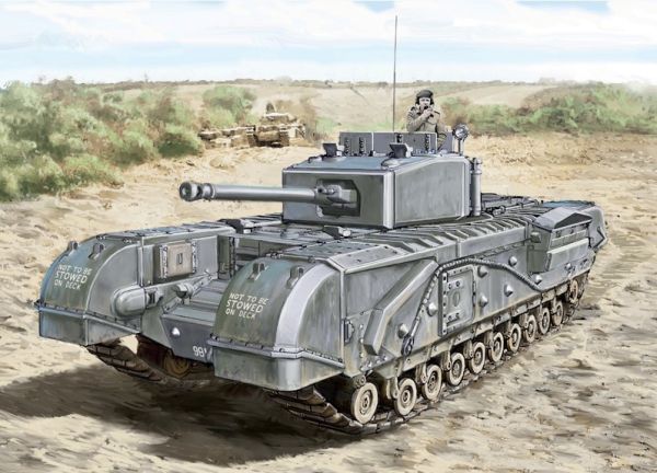 ITA15760 - Tank Churchill MK.III/IV/Avre/NA75 da montare e verniciare - 1