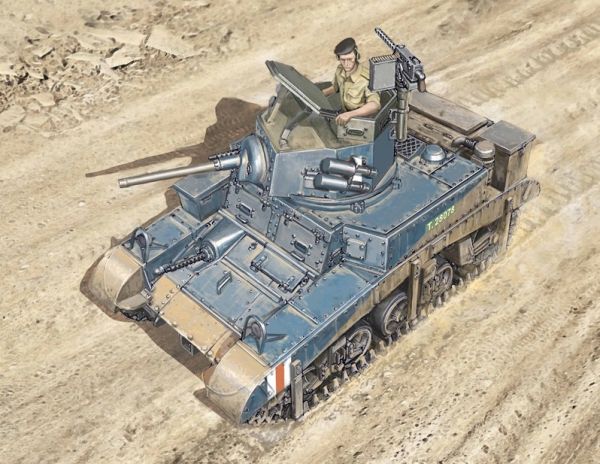 ITA15761 - Carro armato Stuart Light da montare e verniciare - 1