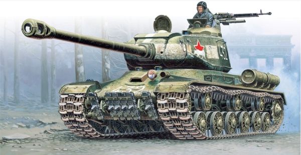 ITA15764 - Carro armato Josef Stalin IS-2 Mod.1944 da montare e verniciare - 1