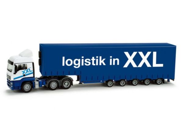 HER158510 - MAN TGS LX con rimorchio telonato a 5 assi XXL LOGISTIK - 1