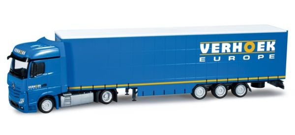 HER159913 - MERCEDES Actros Bigspace con rimorchio centinato VERHOEK - 1