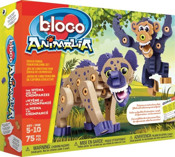 BLOC16001 - Animalia - La iena e lo scimpanzé 114 pezzi - 1