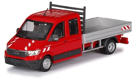 CON1616/01 - Autocarro ribaltabile rosso MAN TGE - - 1