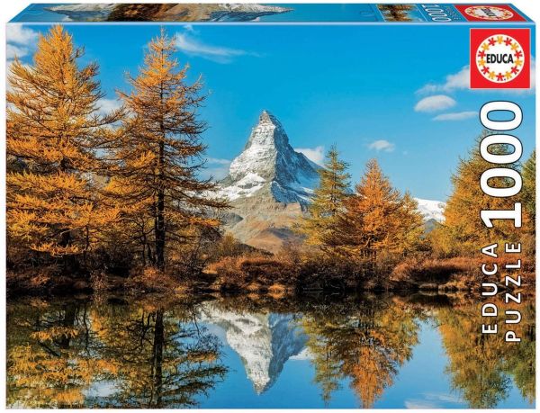 EDU17973 - Puzzle da 1000 pezzi Il Cervino in autunno - 1