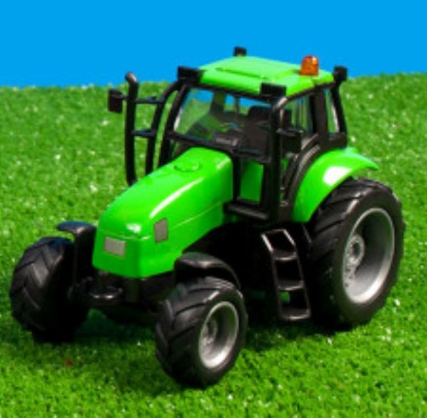 KID510654C - Trattore a frizione Deutz verde con suono e luce - 1