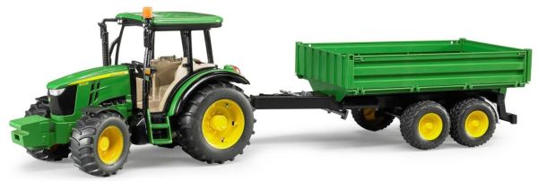 BRU2108 - JOHN DEERE 5115 M con rimorchio Ech:1/16 - 1